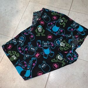 Disney Monsters Inc scrub top size XL!